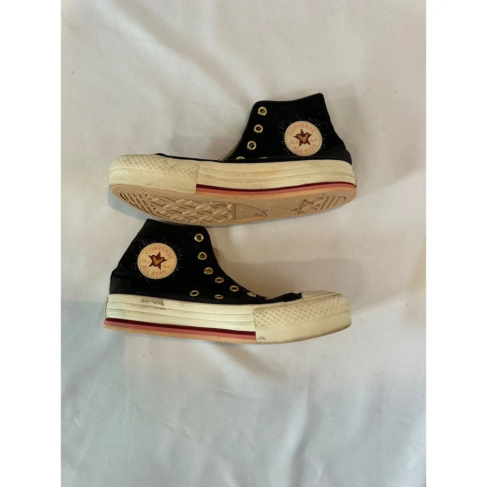 Converse Chuck Taylor All Star High Top‎ Platform Sneakers Kids Size 3
